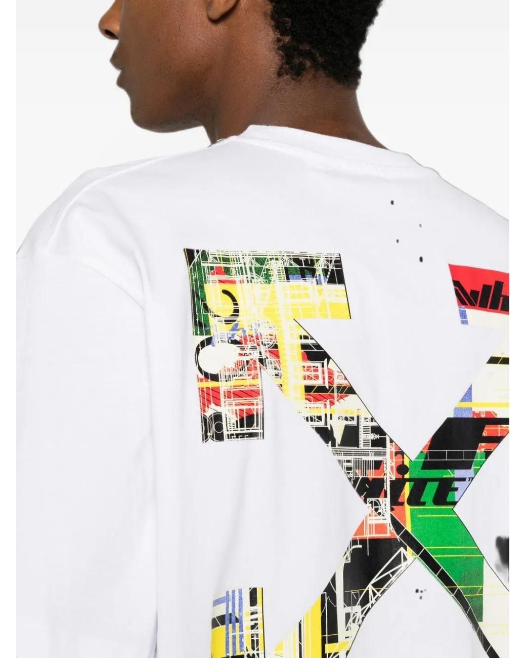Off-White c/o Virgil Abloh White Arrows-Print T-Shirt for men