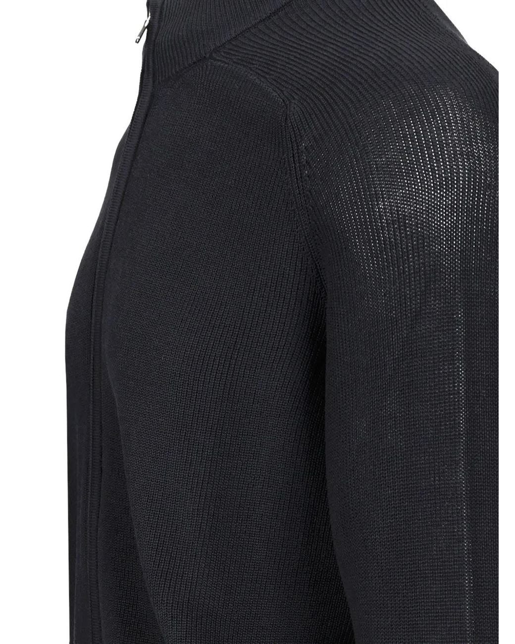 Al Duca D'aosta Blue Zip-Up Cardigan for men