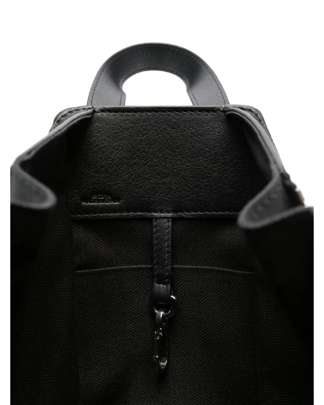 Loewe Black Hammock Compact Leather Handbag