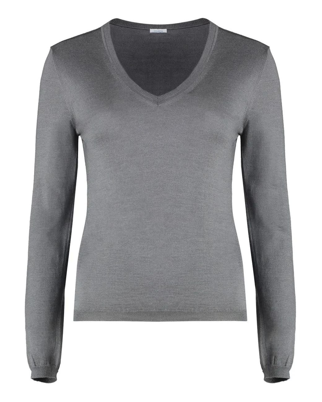 Malo Jersey Top in het Gray