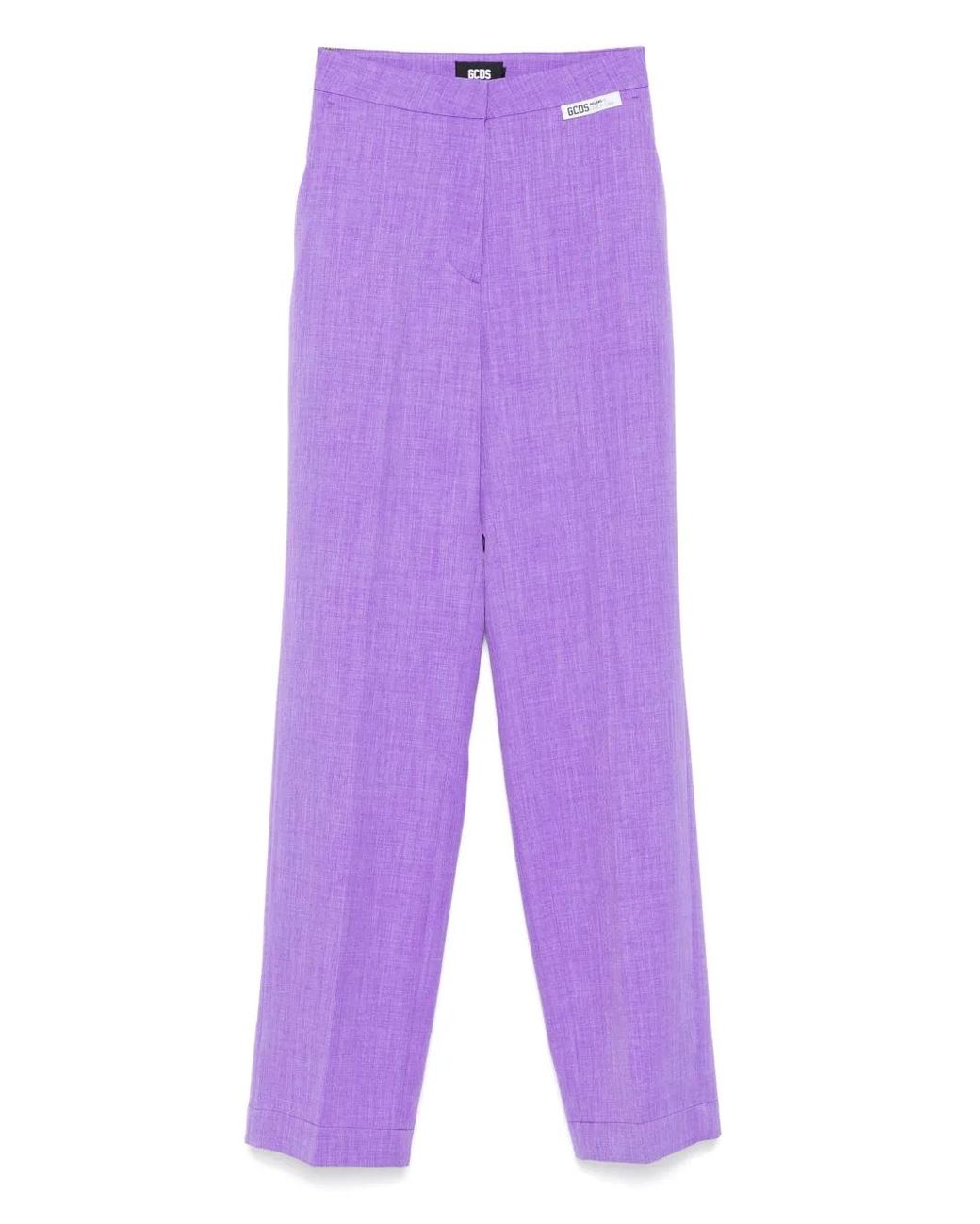 Gcds Purple Tailored Trousers
