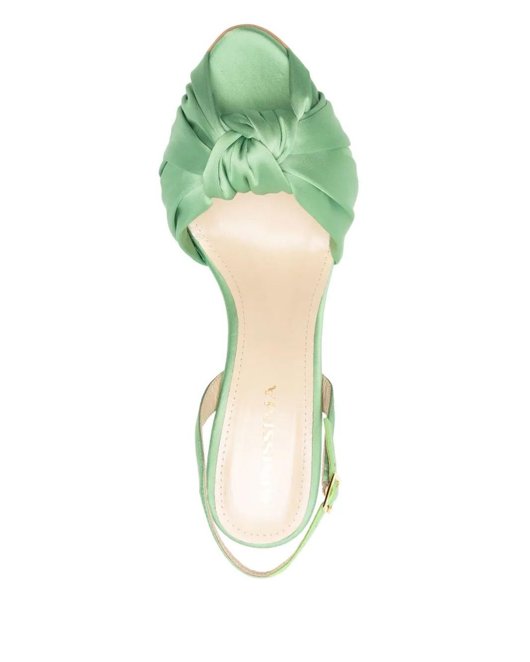 Ginissima Green 95Mm Sofia Sandals