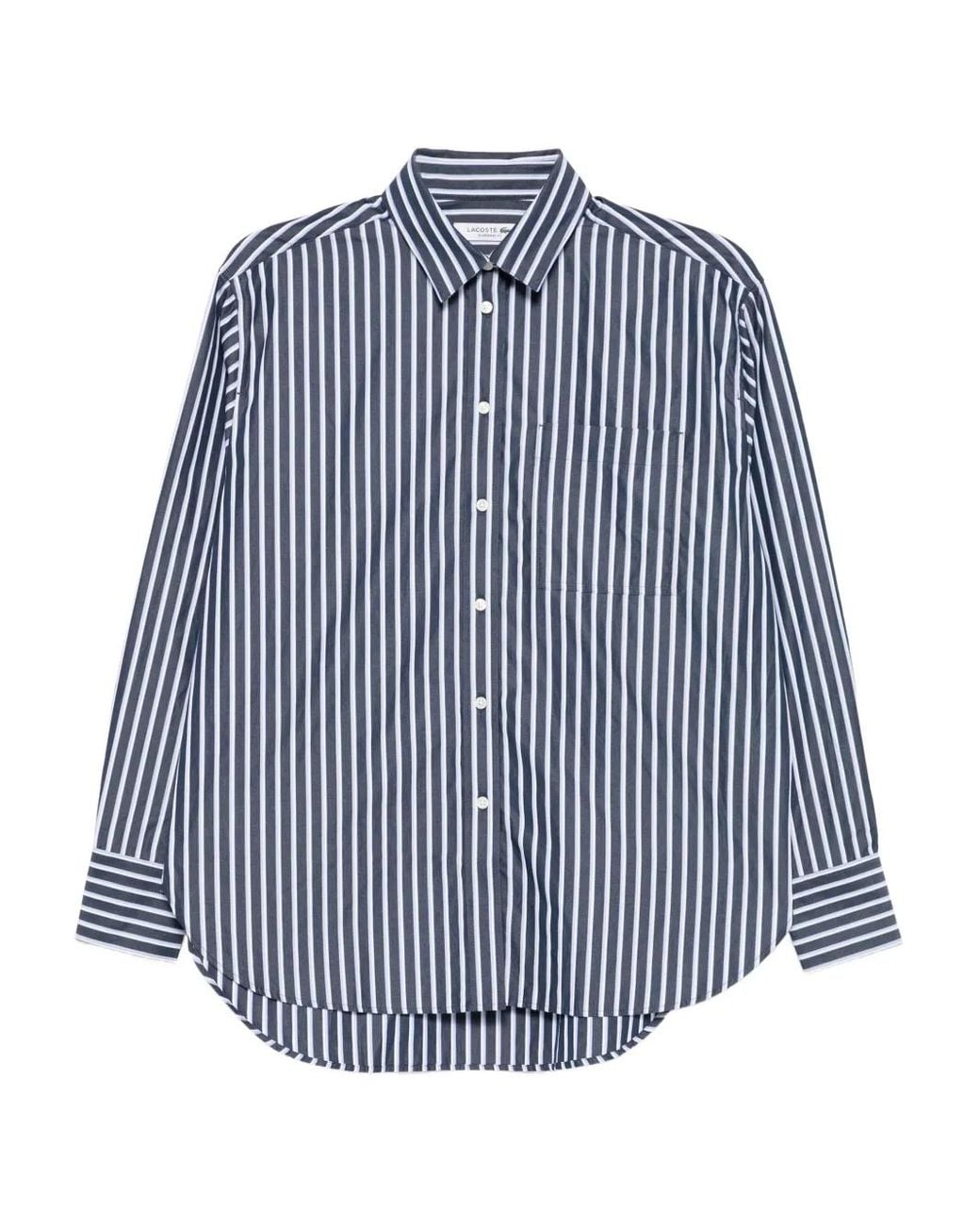 Lacoste Blue Long-Sleeved Shirt