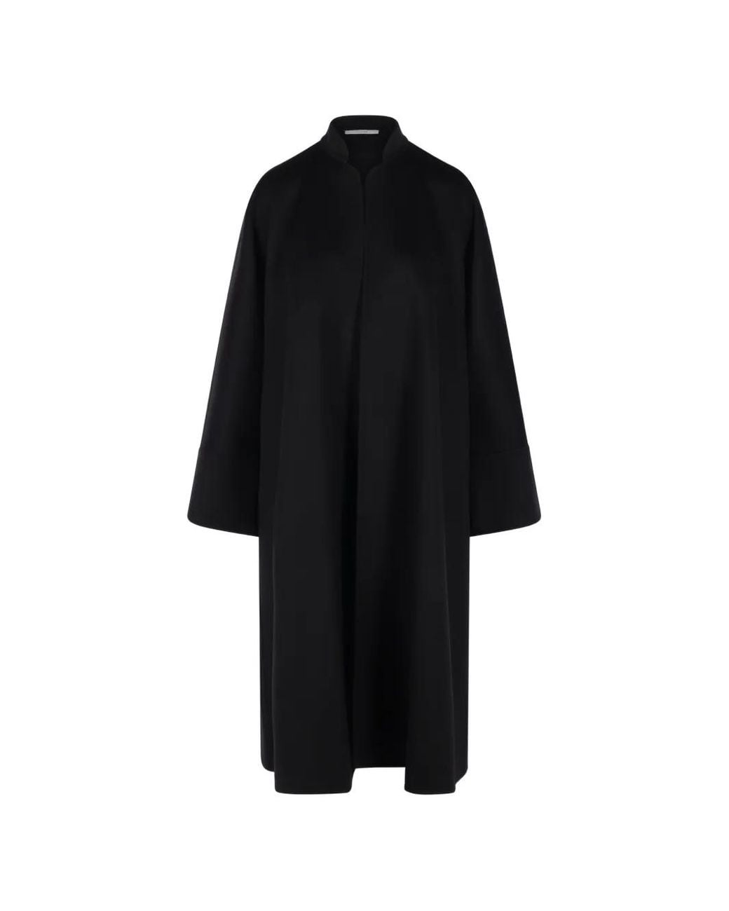 Dusan Black Opera Cashmere Long-Sleeve Coat