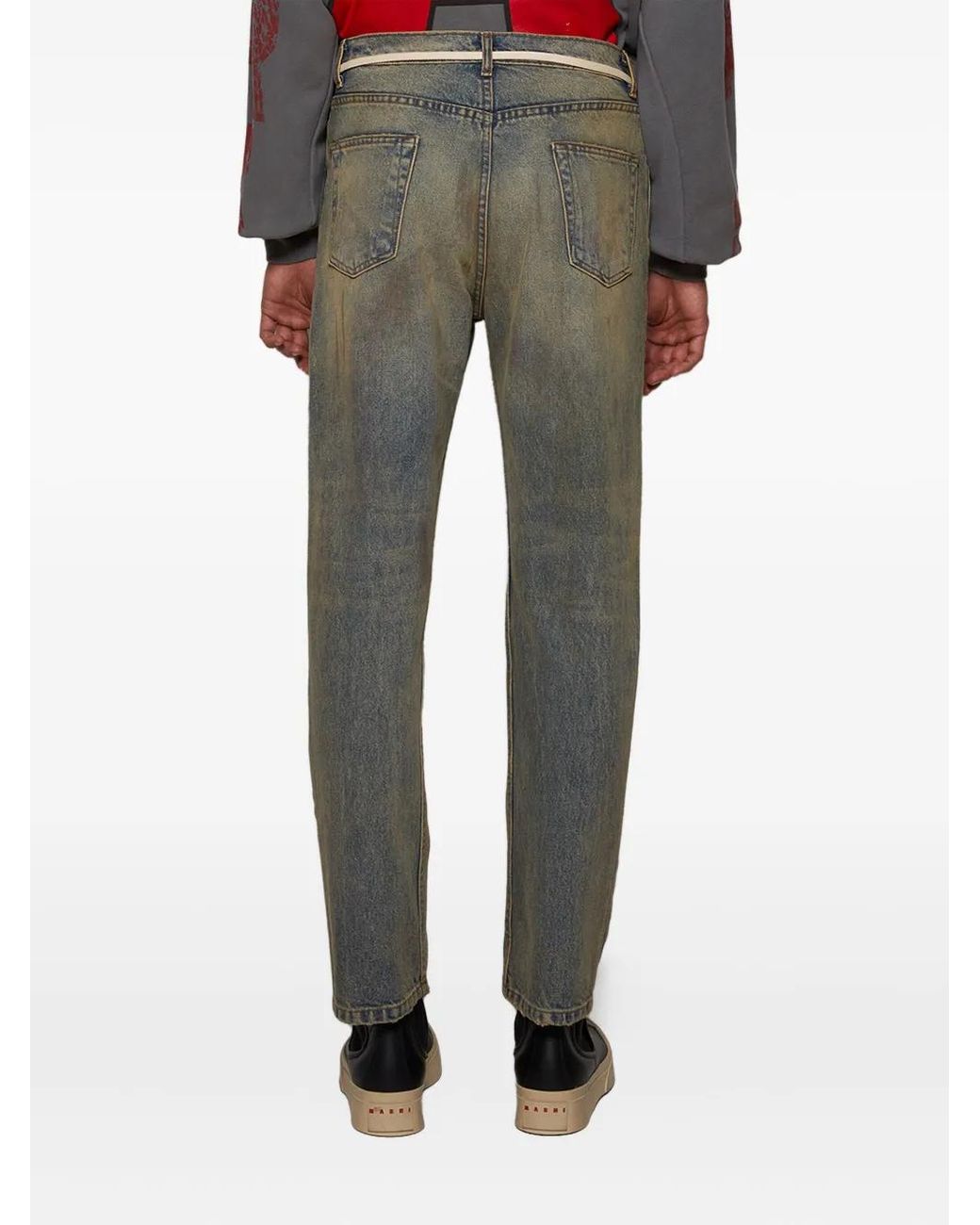 RRR123 Gerafelde Jeans in het Gray voor heren