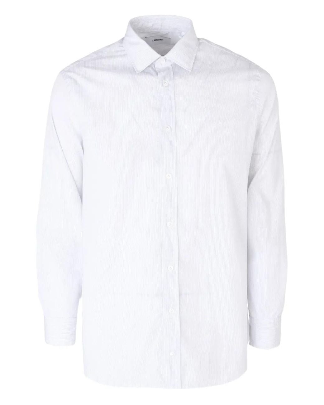 Lardini White Striped Shirt for men