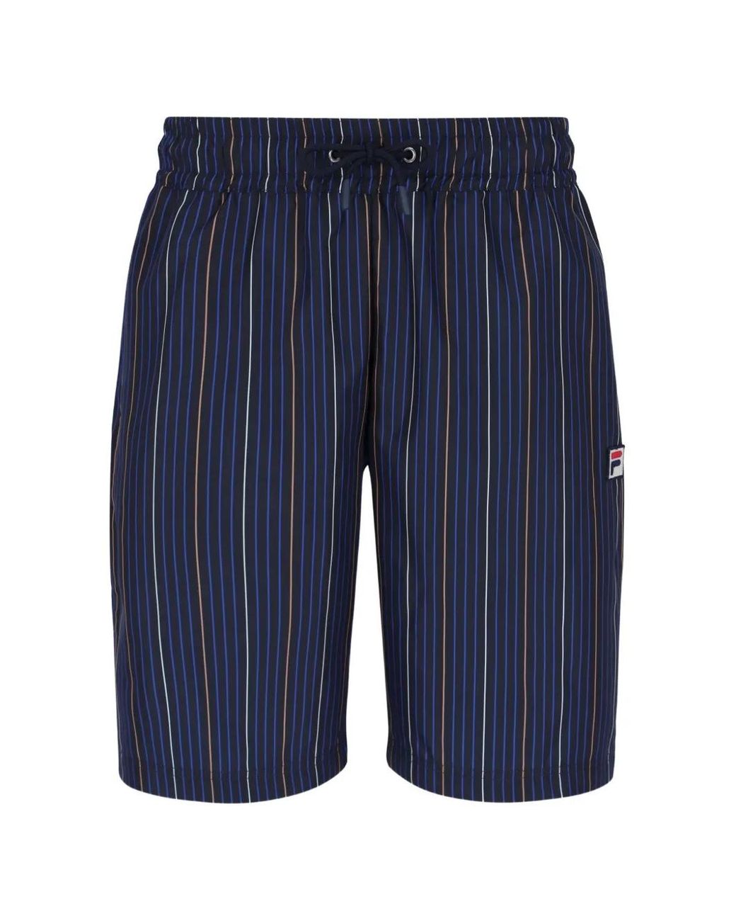 Fila Blue Short À Fines Rayures Tissées for men