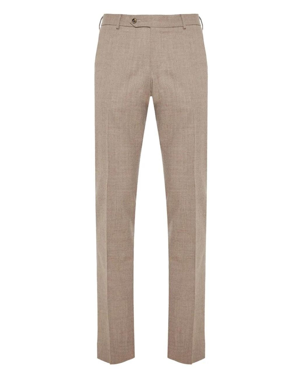 PT Torino Gray Buttoned Trousers for men