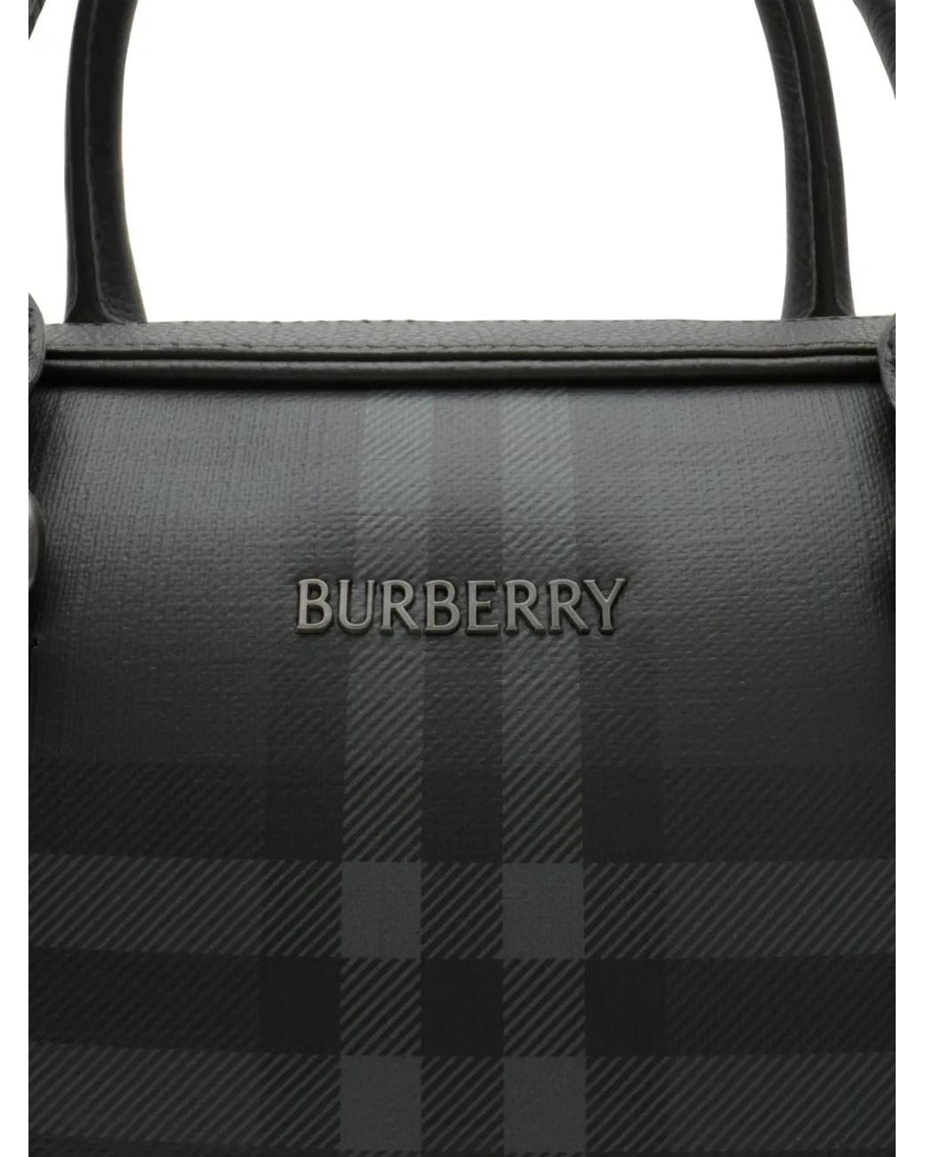 Burberry City Check Aktentasche in Black für Herren