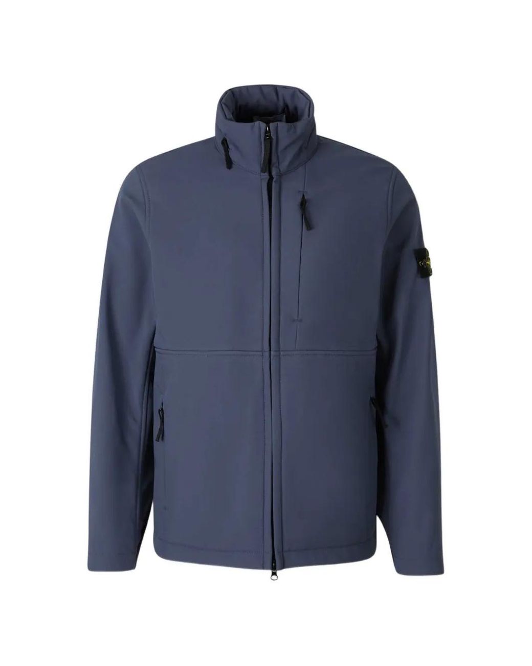 Stone Island Blue Hooded Jacket for men