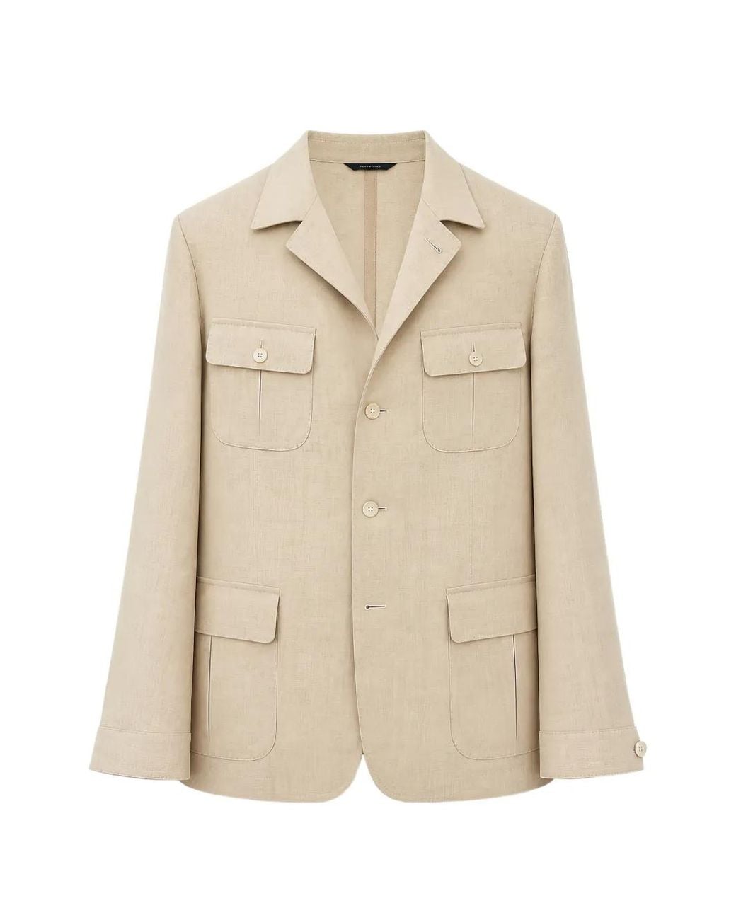 Tombolini Button-Up Jack in het Natural voor heren
