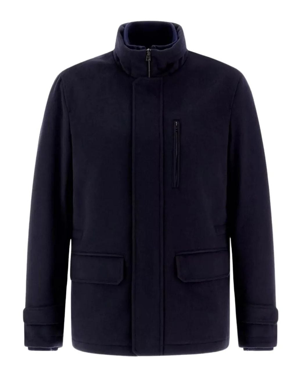 Herno Bomberjacke Mit Reißverschluss in Blue für Herren