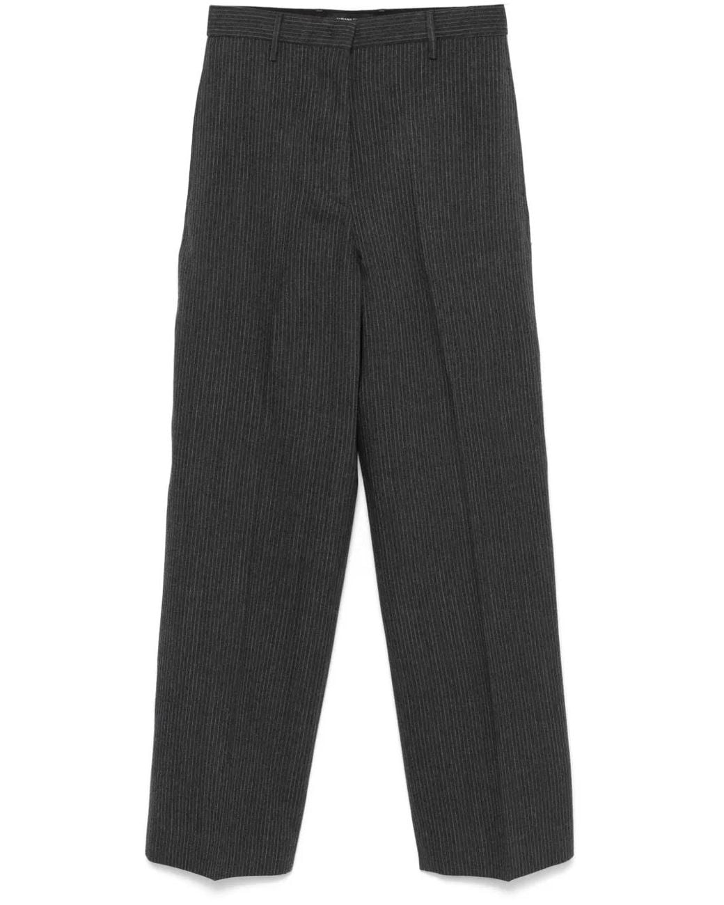 Fabiana Filippi Gray Norcia Pinstriped Trousers