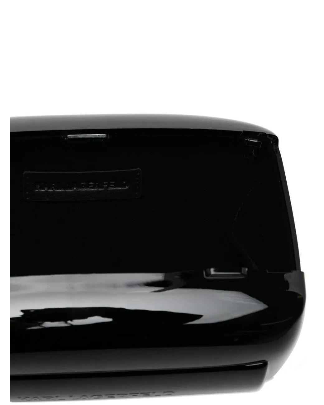 Karl Lagerfeld Black Ikon Clutch
