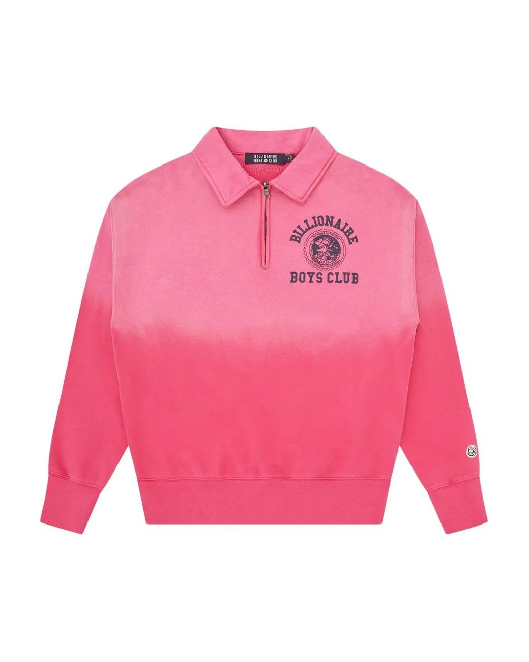 BBCICECREAM Pink Zip-Fastening Graphic-Print Sweatshirt for men