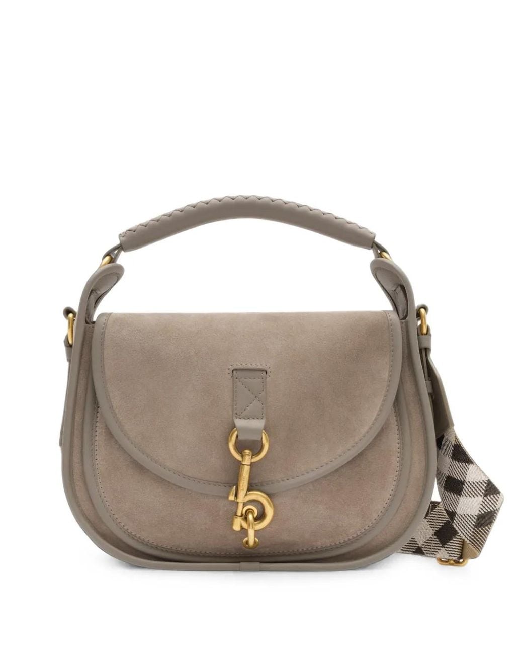 Burberry Metallic Small B Clip Messenger Bag