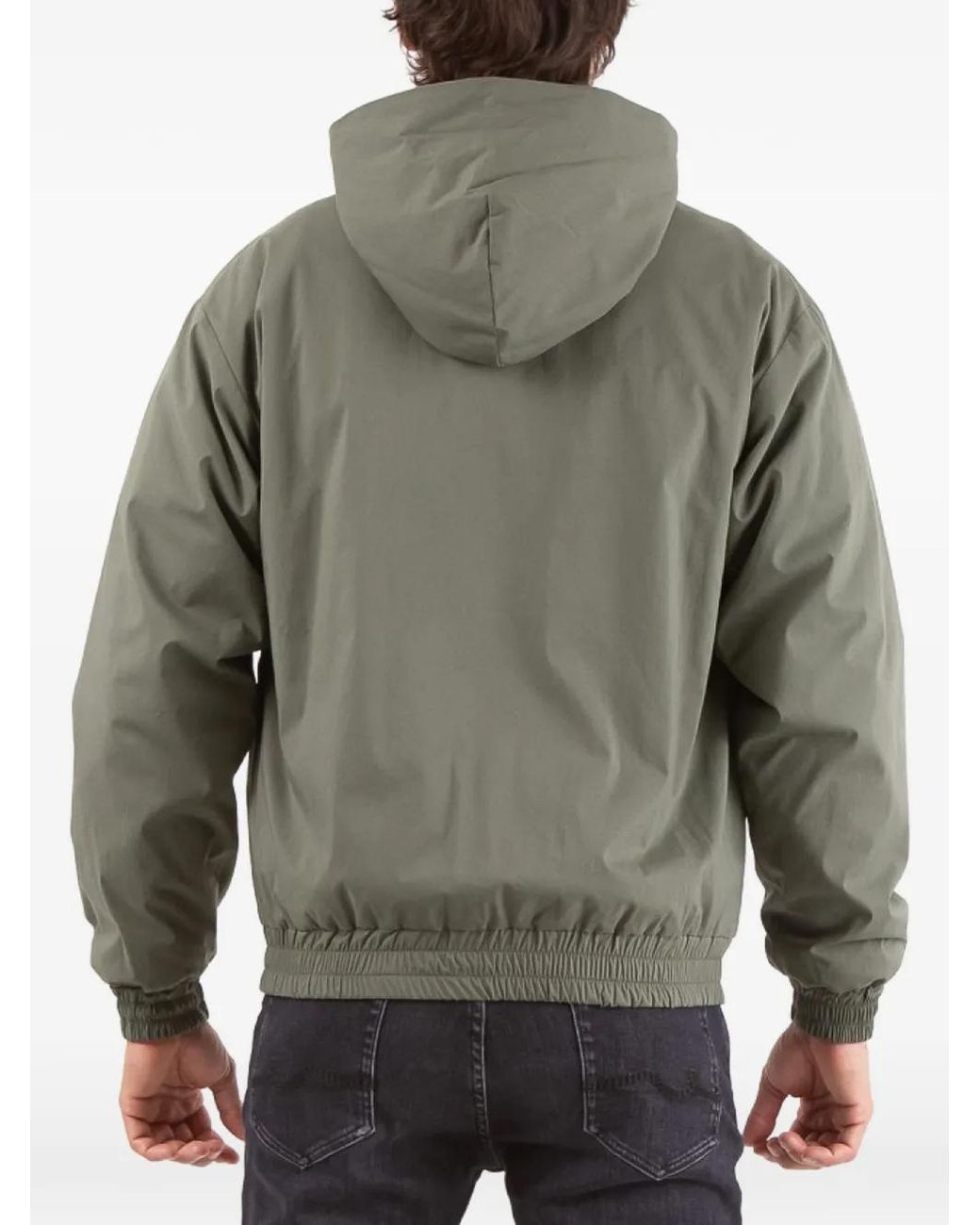 Aspesi Green Sharpie Hooded Jacket for men