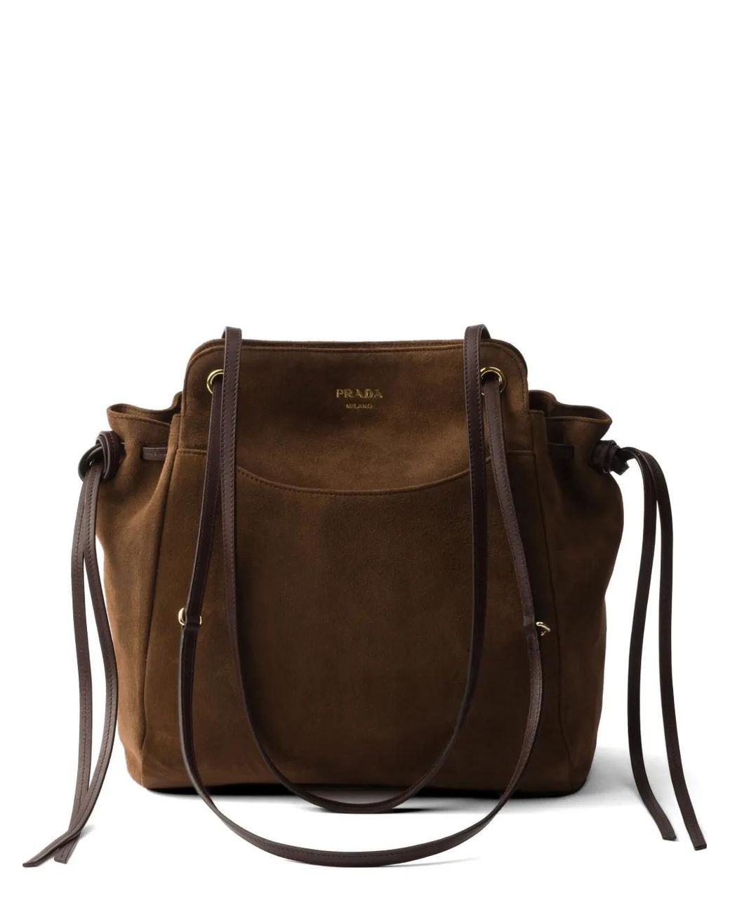 Prada Carry Medium Shopper in het Brown