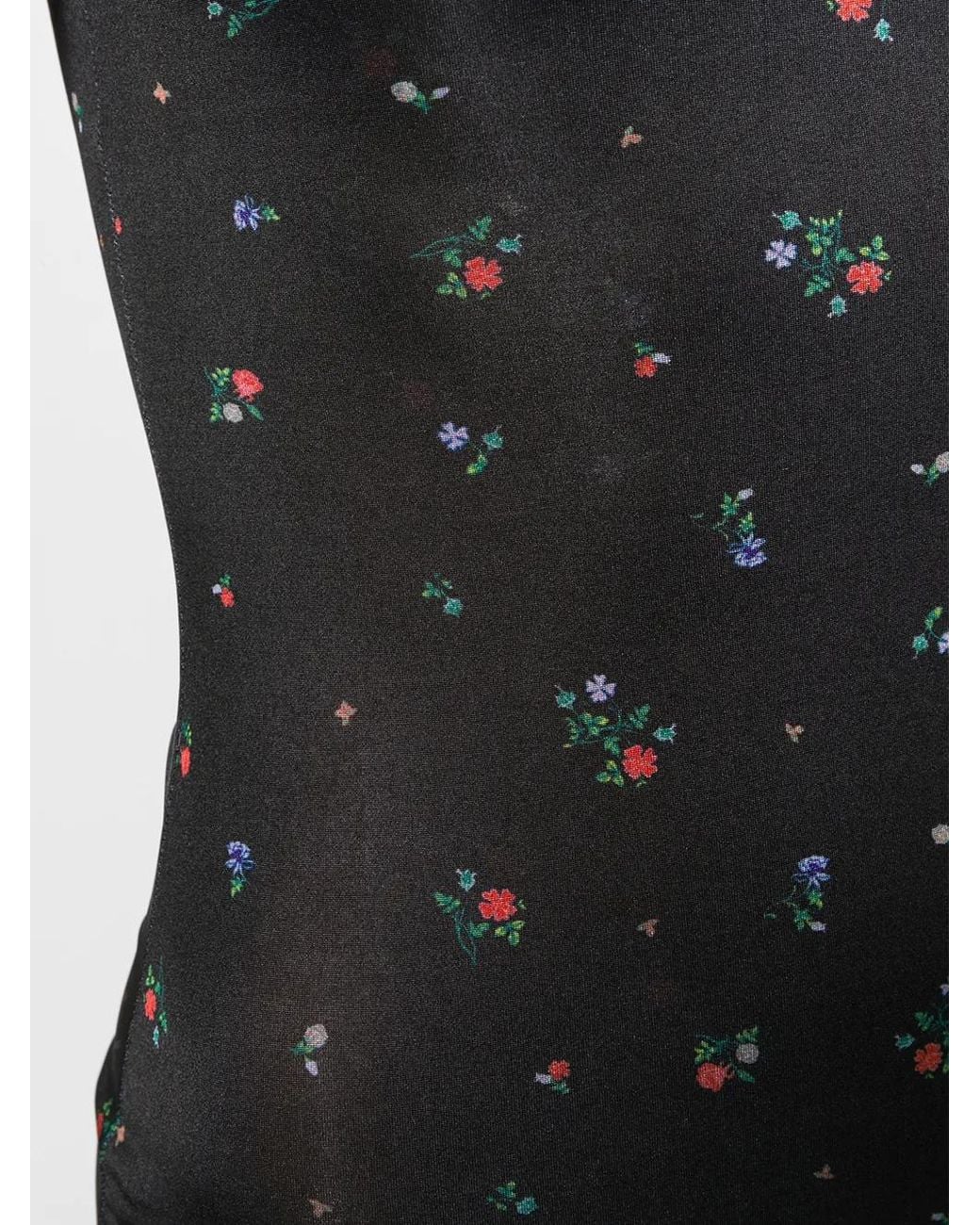 Vetements Black Roll-Neck Bodycon Dress