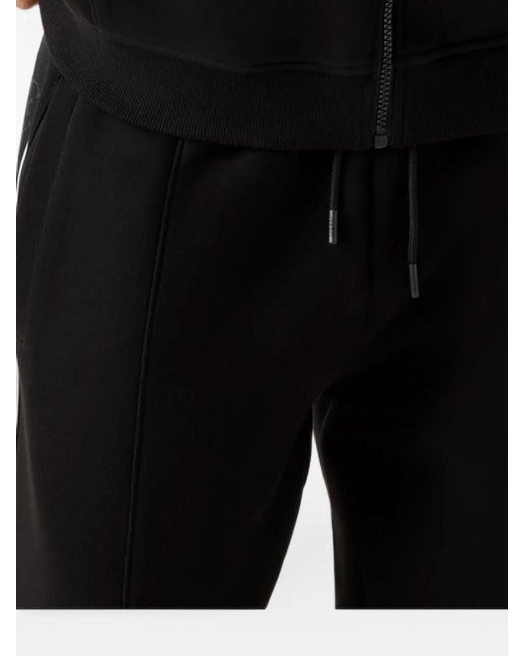 Guess Black Side Logo Jogger Pants for men