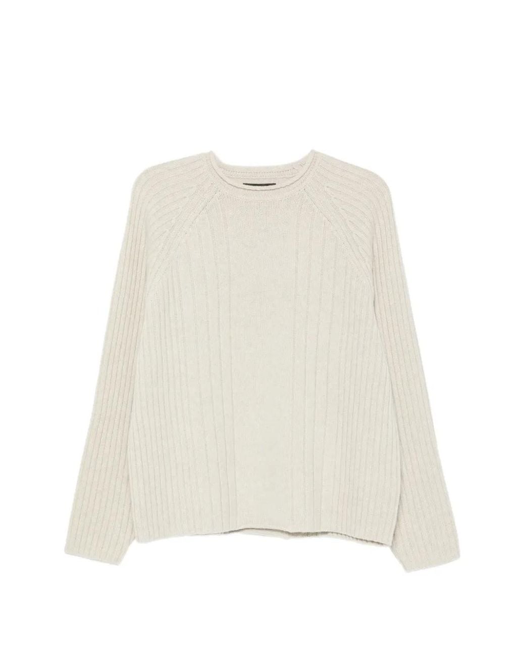 Stussy Natural Ribbed Raglan-Sleeve Sweater for men