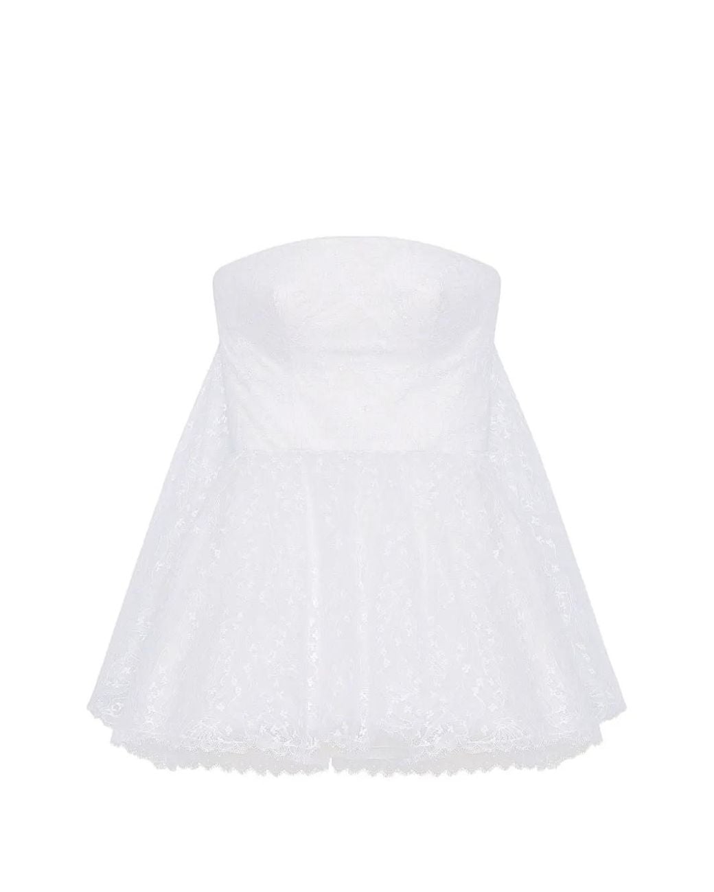 Givenchy White Mini Bustier Dress