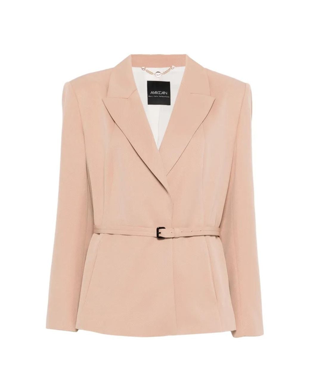 Marc Cain Pink Belted Blazer