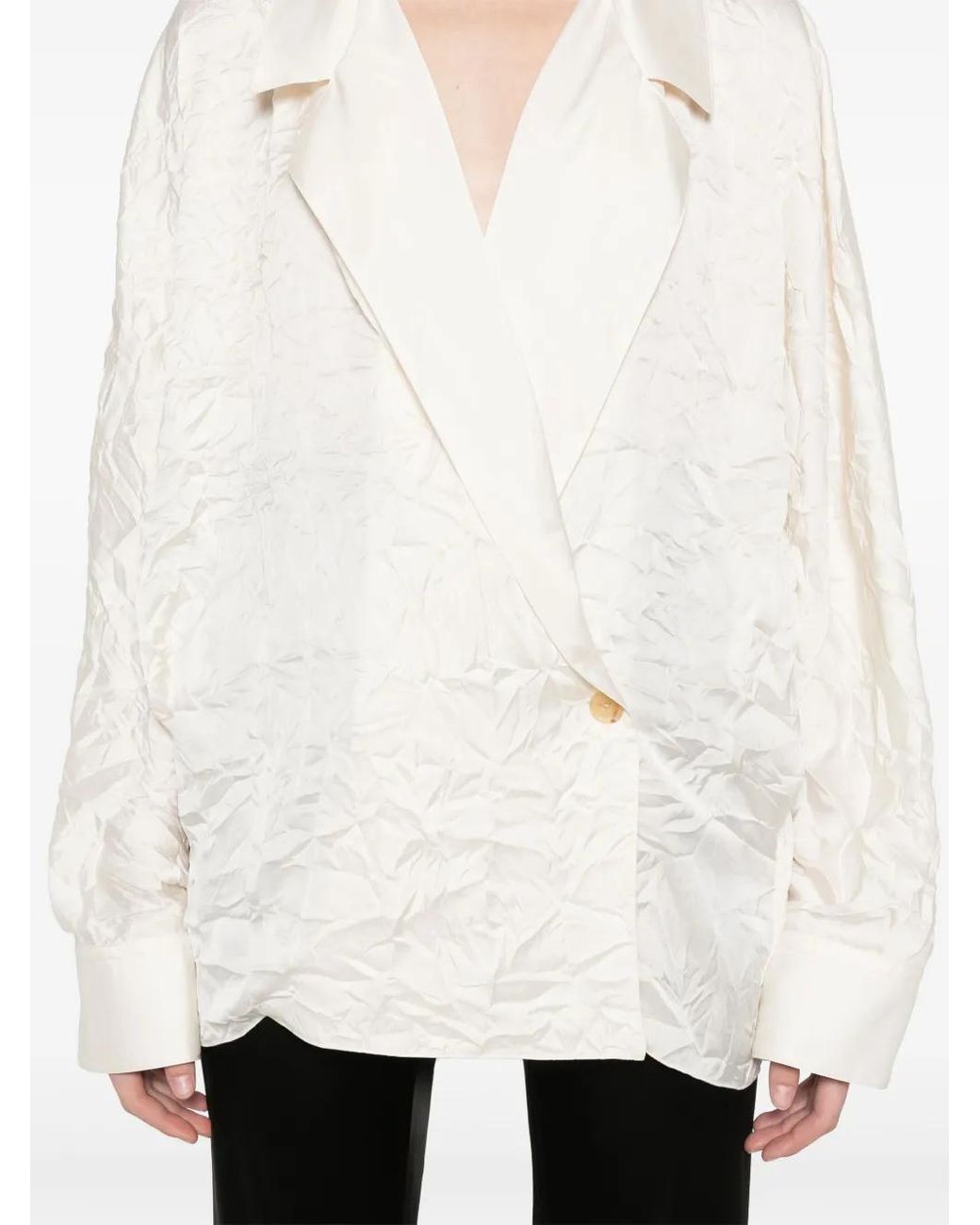 Khaite White Garth Top