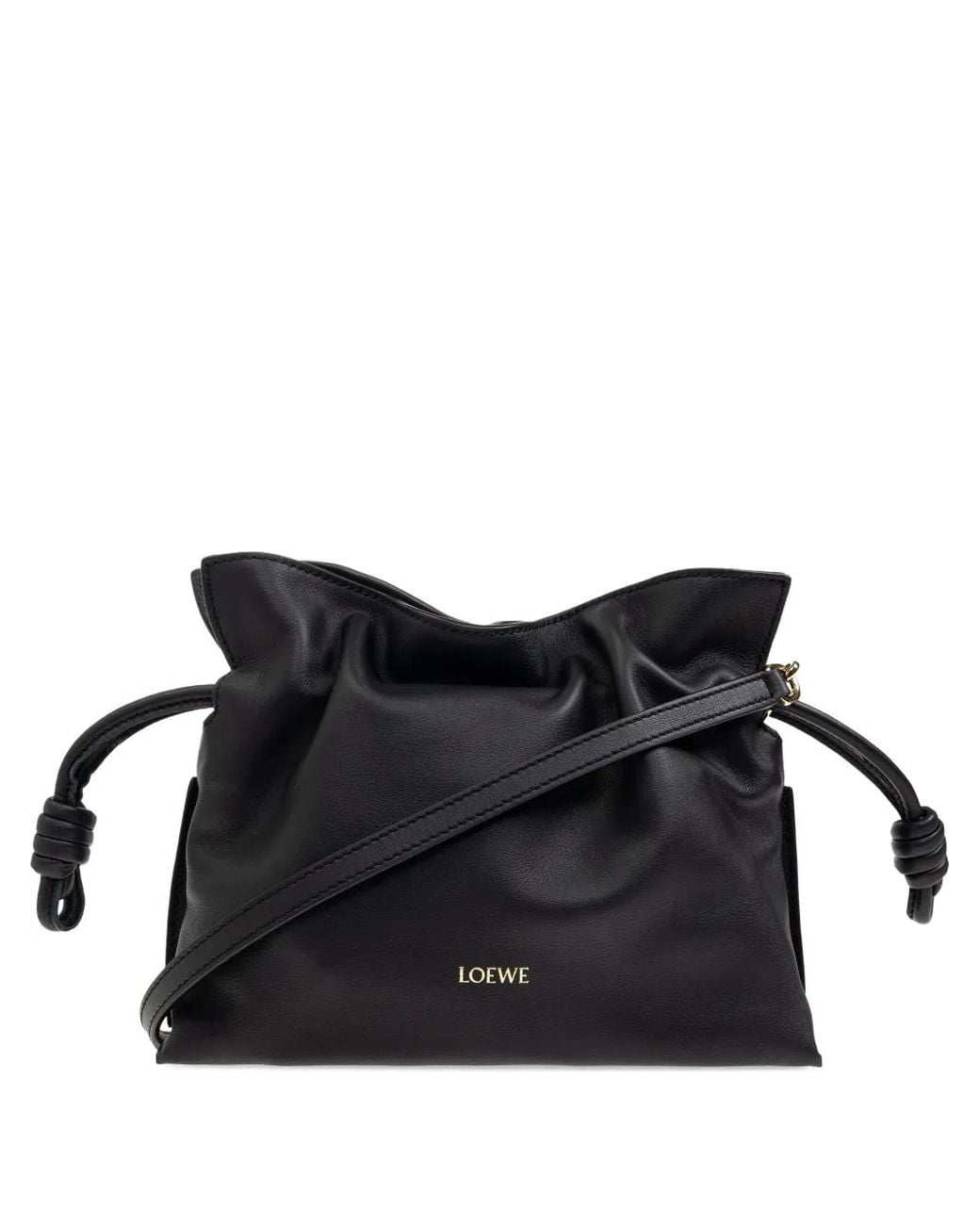 Loewe Black Flamenco Clutch Mini Bag