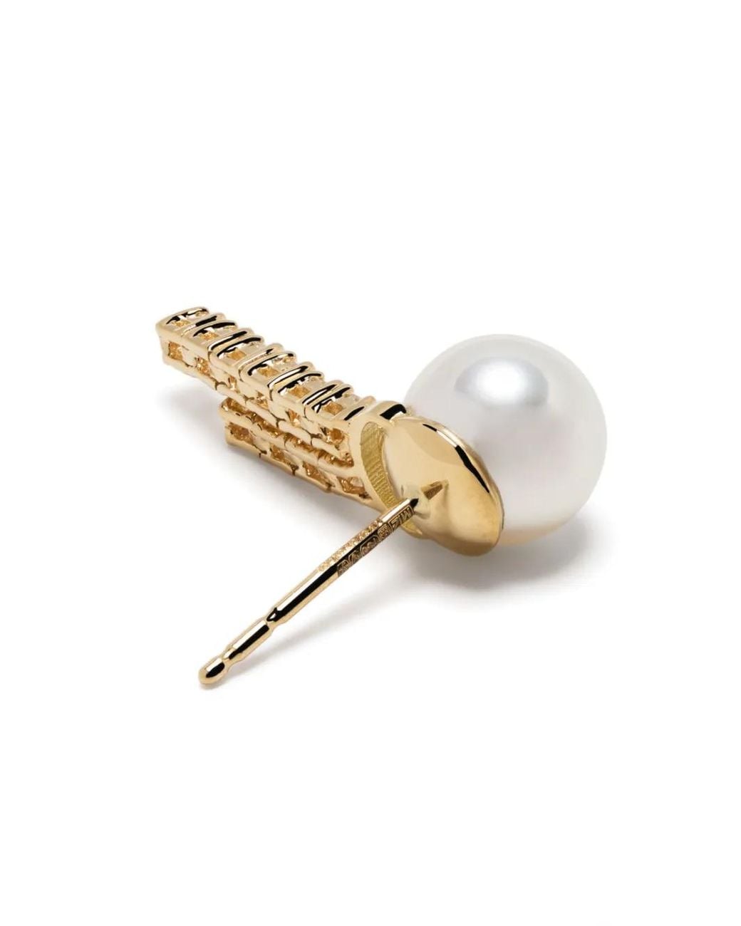 Mizuki White 18Kt Pearl Earring