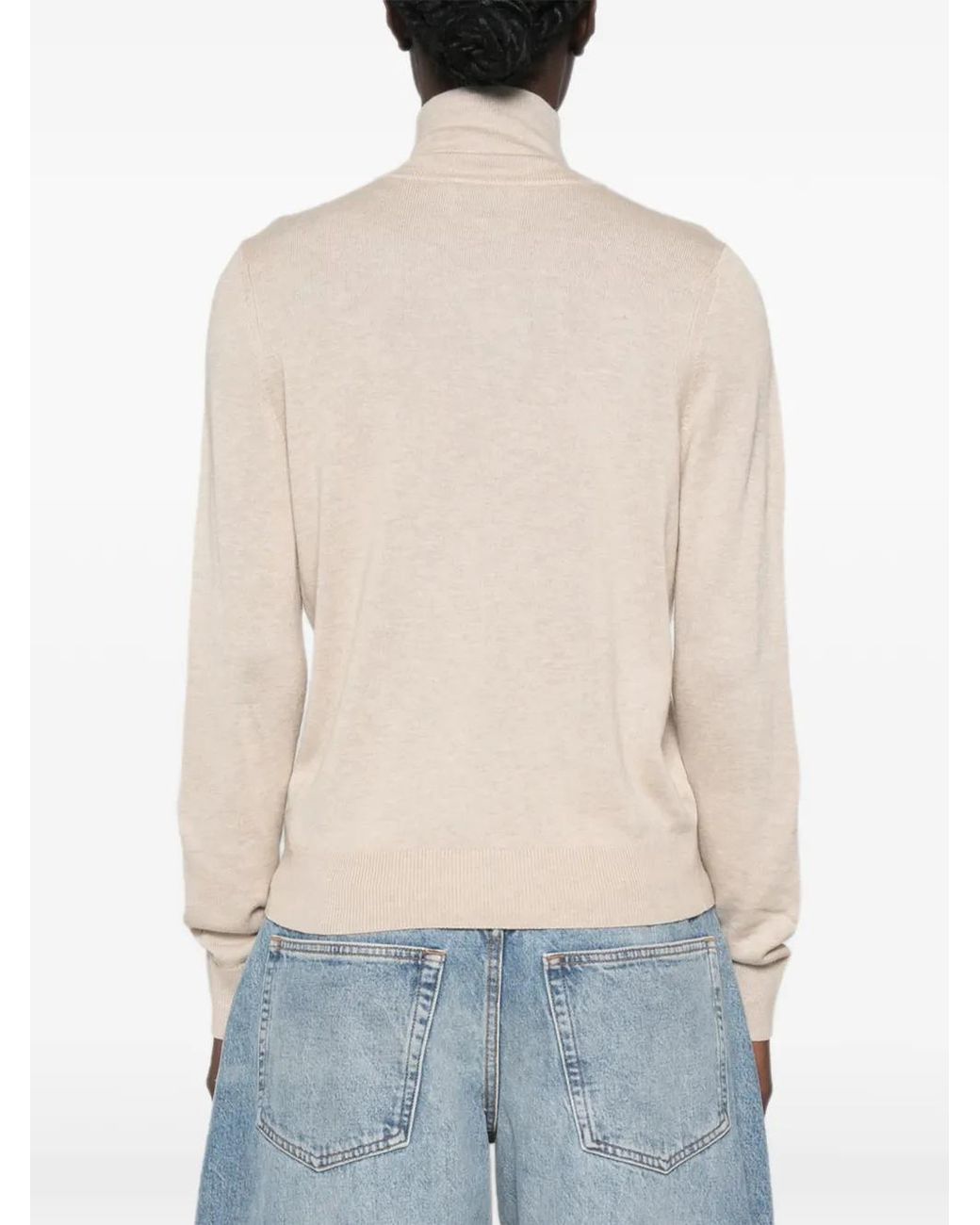 Isabel Marant White Jovienne Press-Stud Sweater