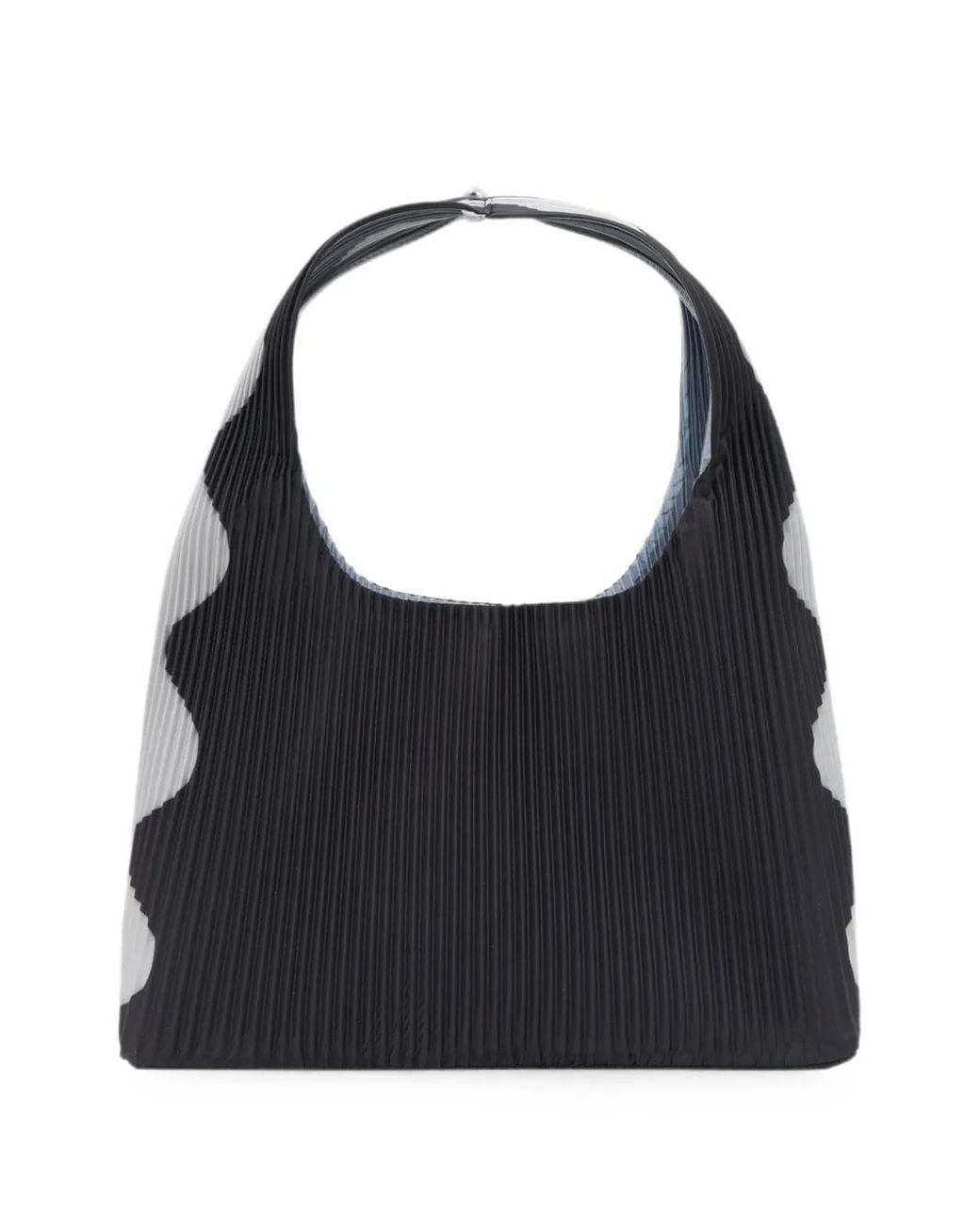Repleat Black Billy Pleated Handbag