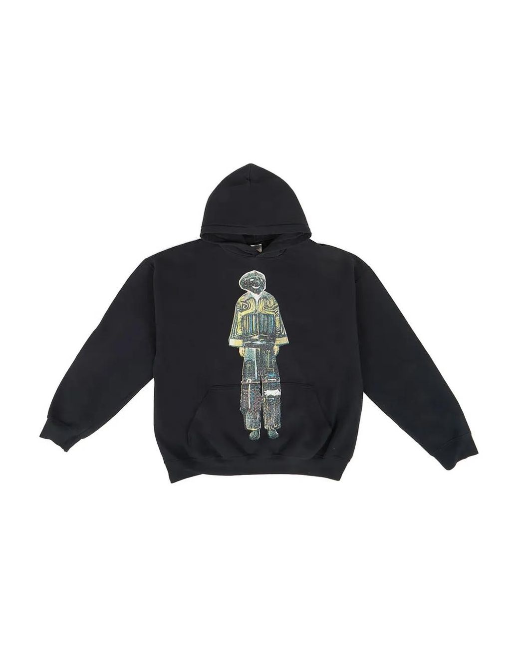 DRx FARMAxY FOR LN-CC Blue Graphic-Print Hoodie