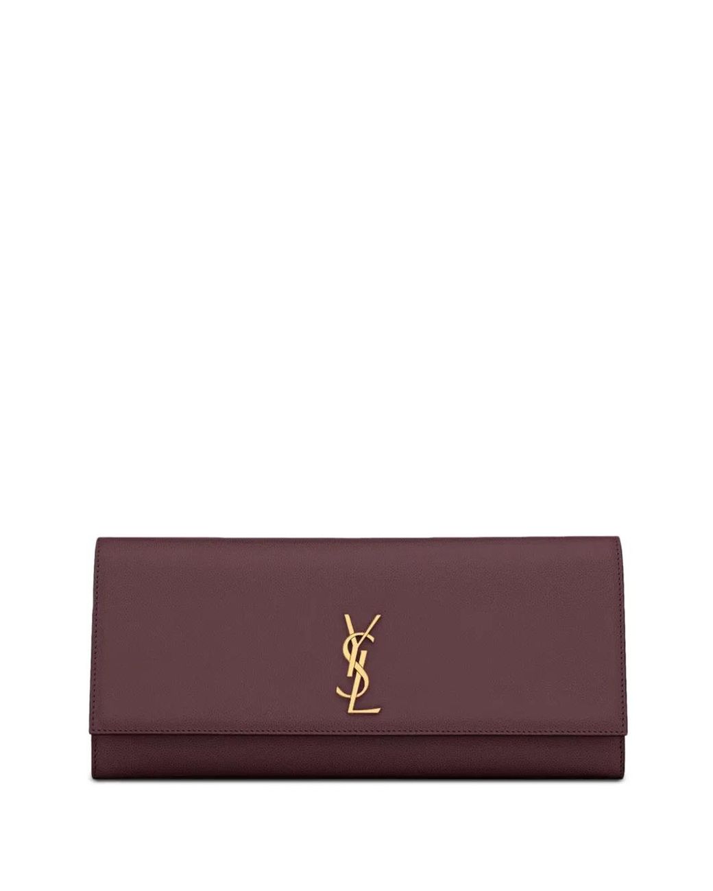 Saint Laurent Purple Kate Chain-Clutch Bag