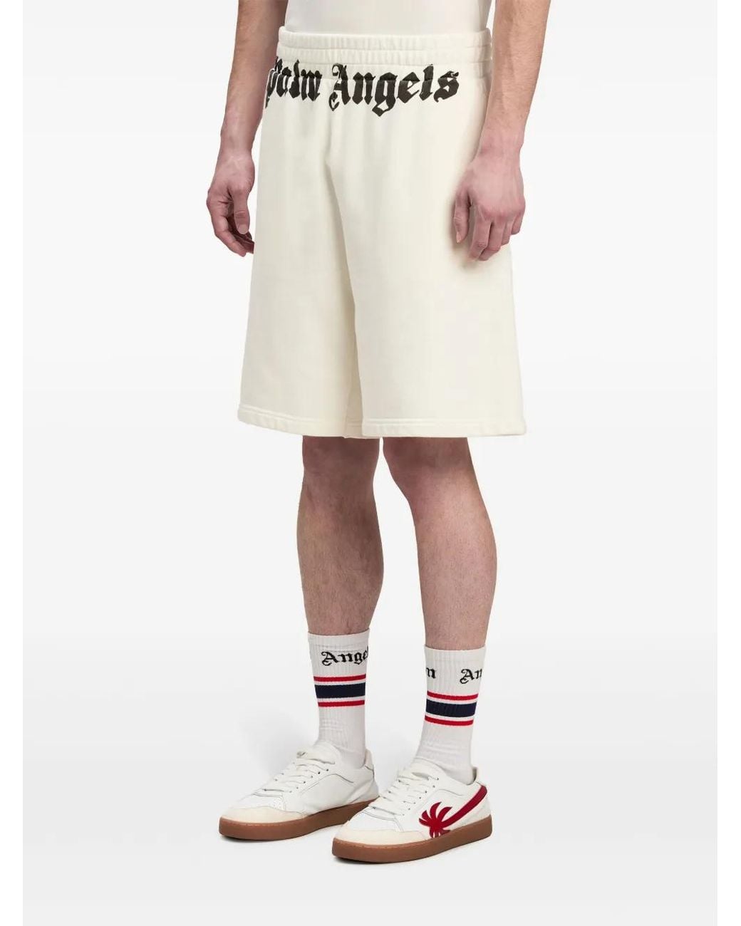 Palm Angels White Pants & Shorts for men