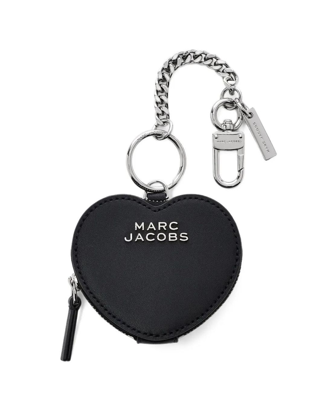 Marc Jacobs Black The Heart Pouch Bag Charm