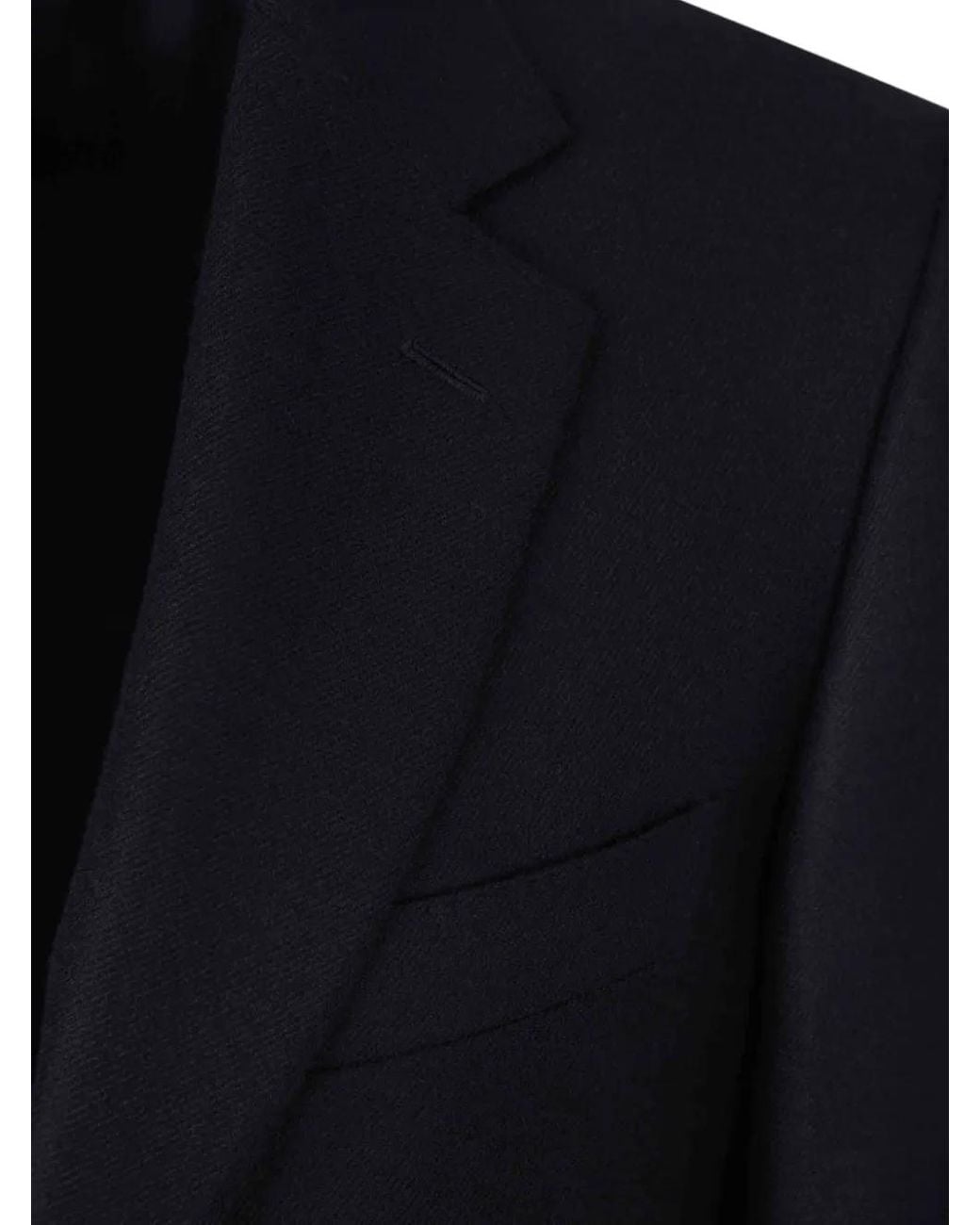 Canali Black Single-Breasted Blazer for men