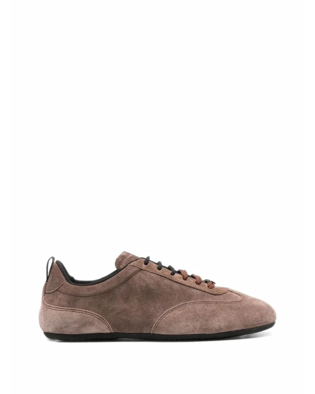 Max Mara Brown Baskets En Daim
