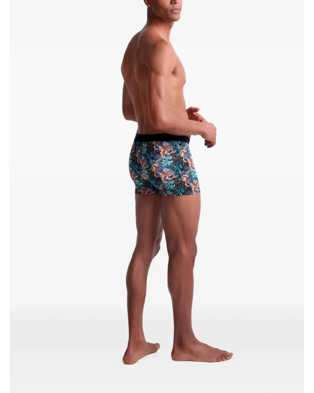 Aubade Tiger Dragon-Print Boxers in Blue for Men | Lyst