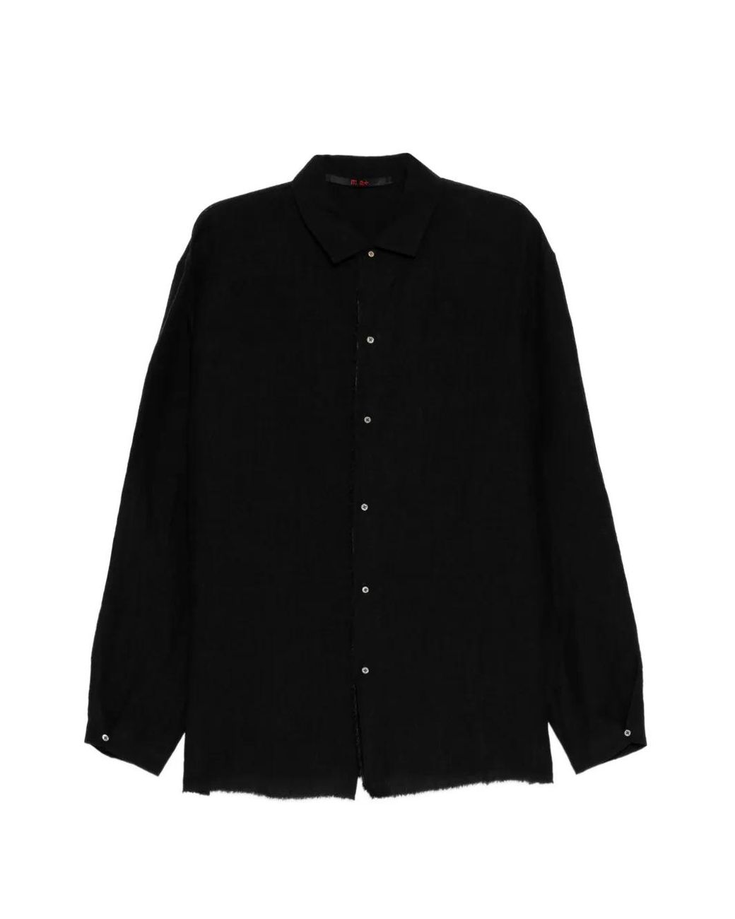 Ma+ Black Straight Shirt for men