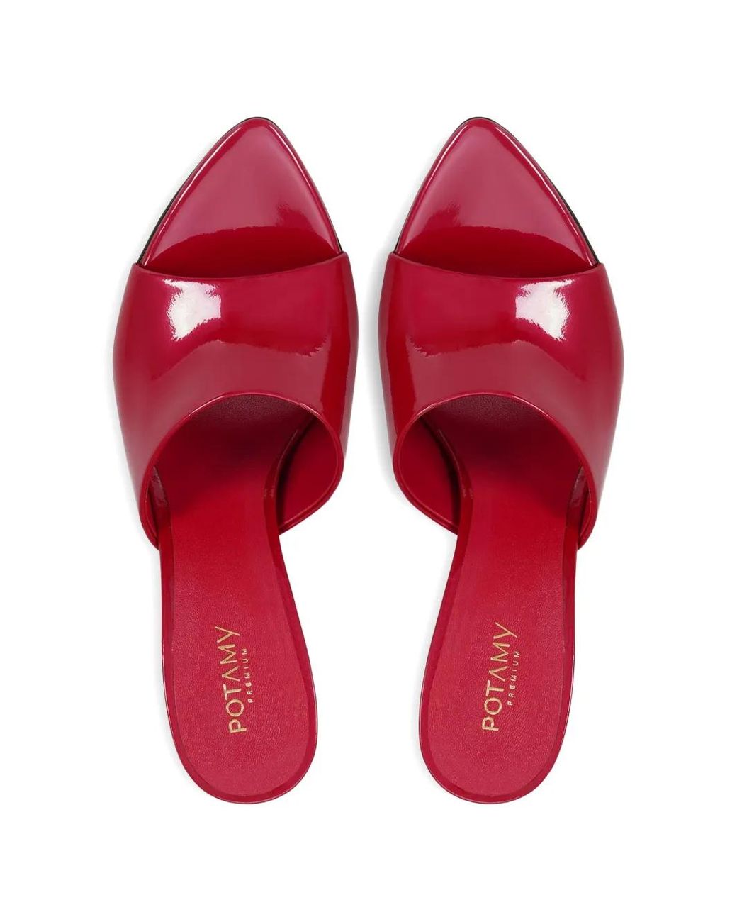 POTAMY Pink Mules Mit Spitzer Kappe
