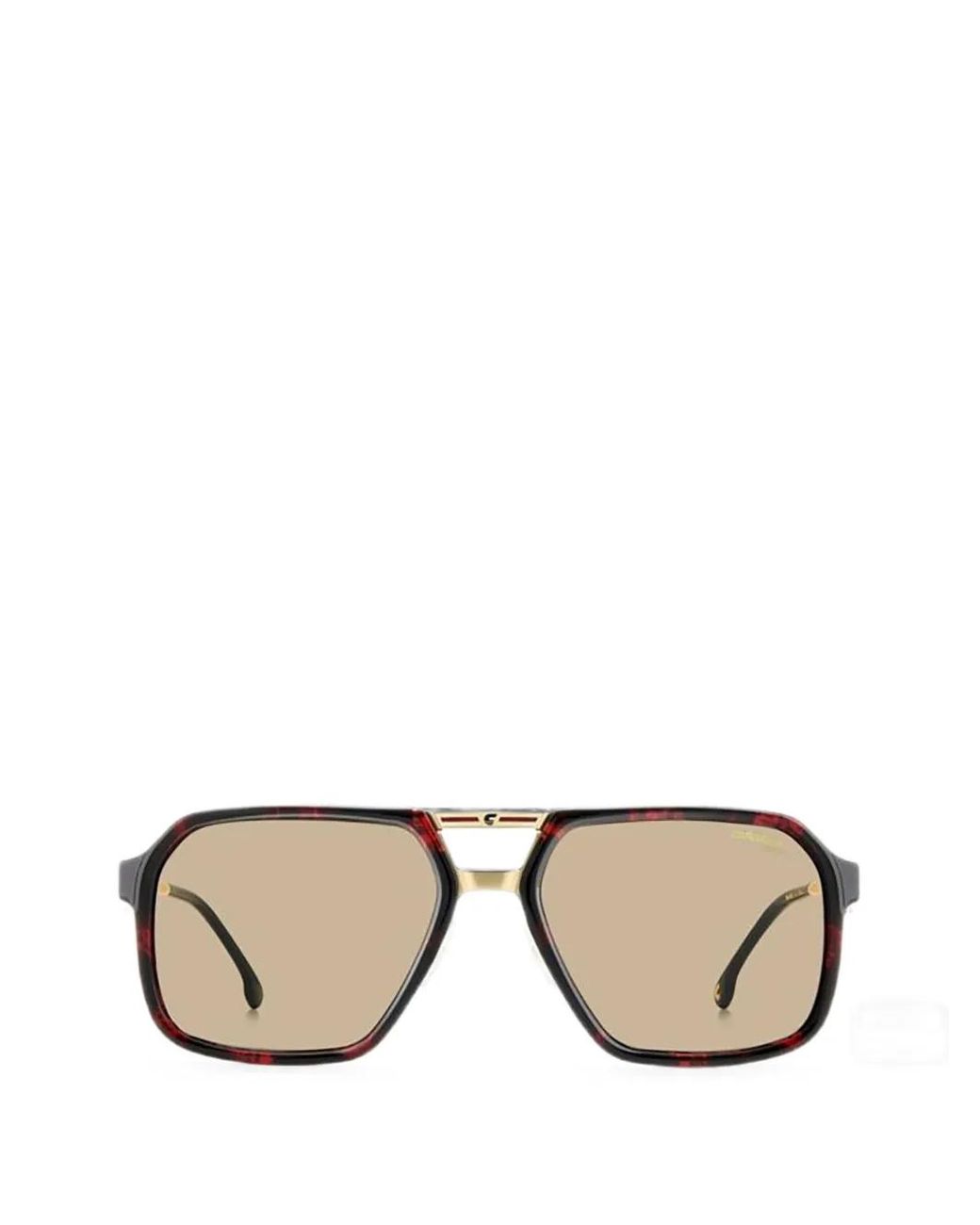 Carrera Black Victory Tortoiseshell-Effect Square-Frame Sunglasses for men