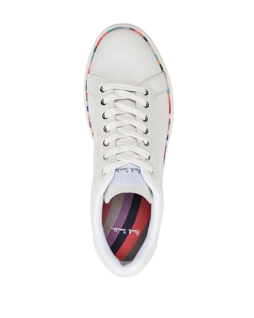 Paul Smith White Leather Sneakers