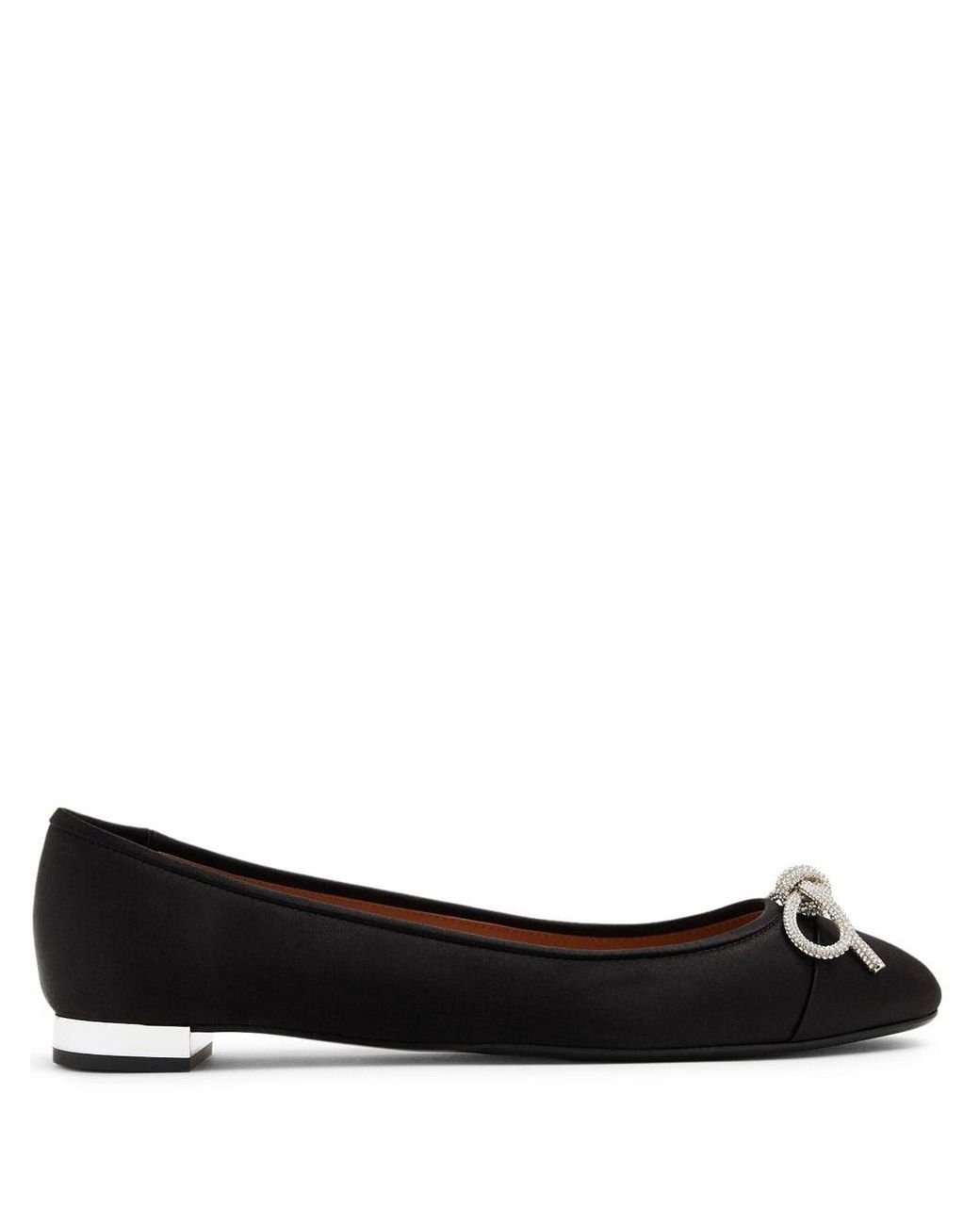 Aquazzura Parisina Satinfinish Ballerina Shoes in Black Lyst