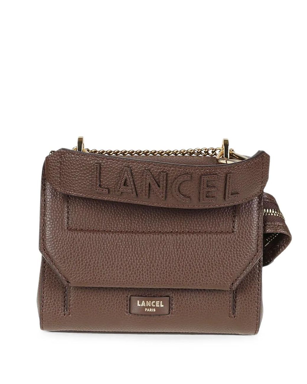 Lancel Brown S Ninon Logo-Embossed Shoulder Bag
