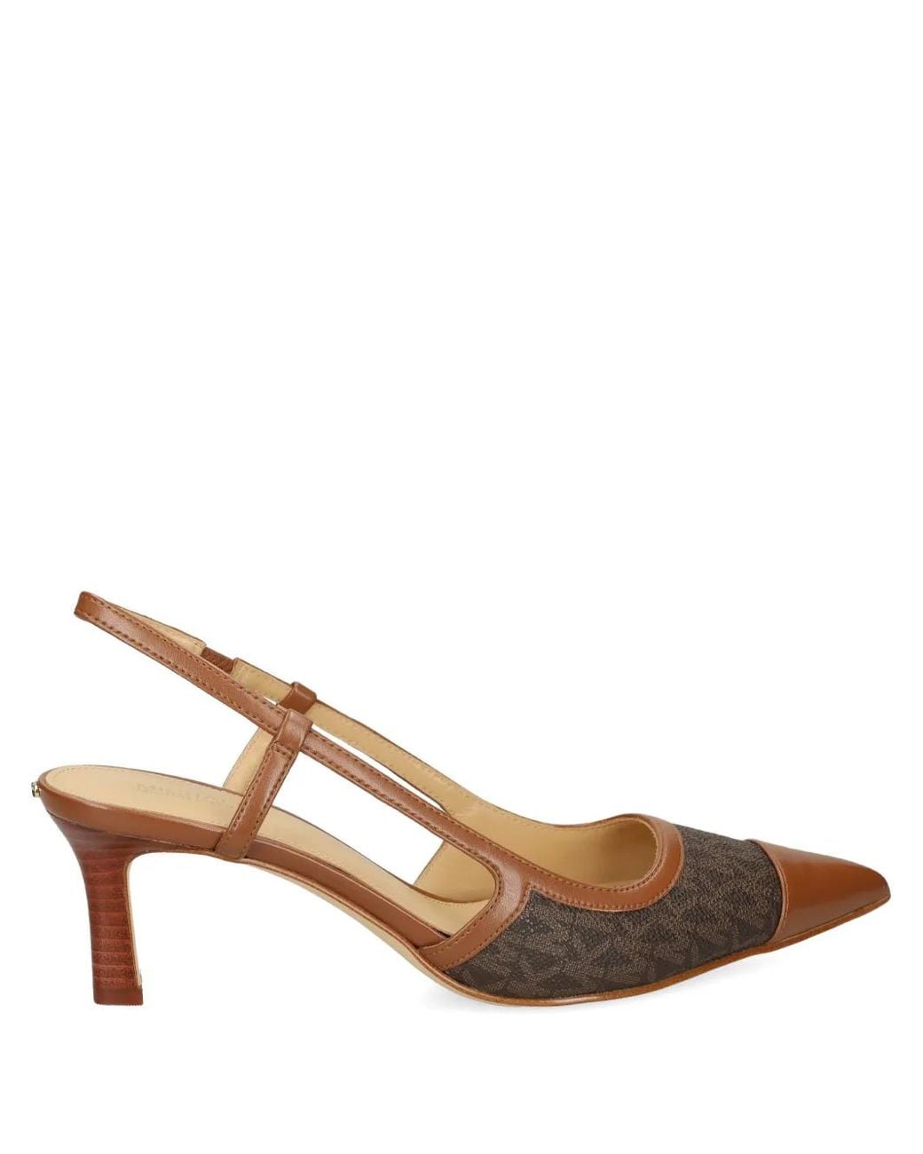 MICHAEL Michael Kors Brown Alora Monogram Pointed Pumps