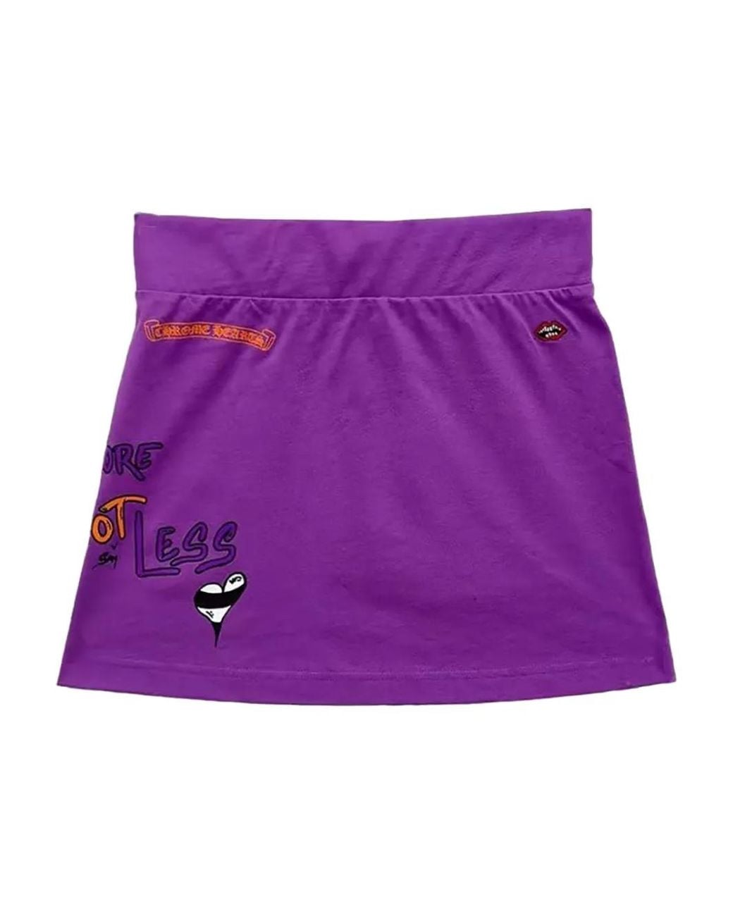 Chrome Hearts Purple Matty Boy Skirt
