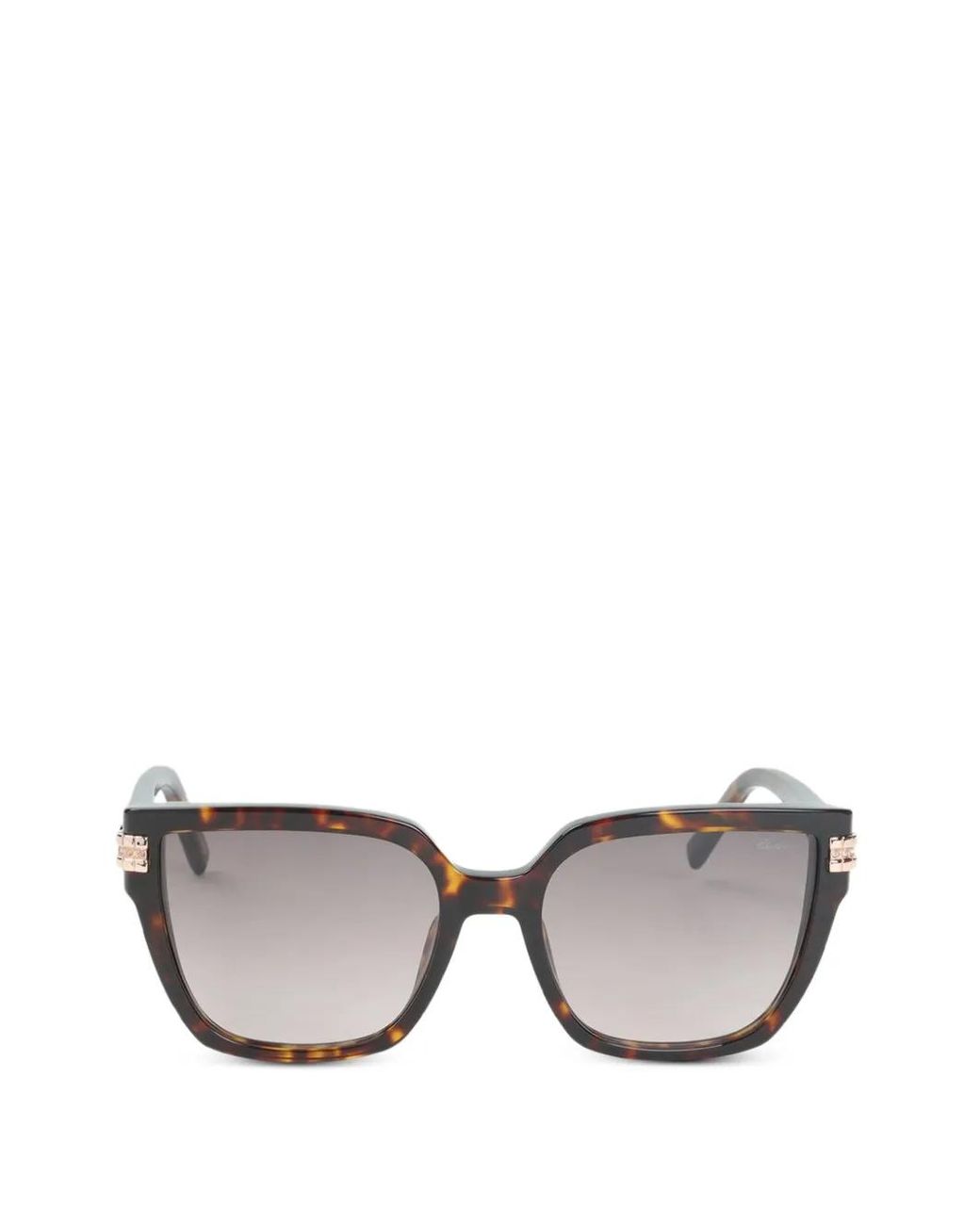 Chopard Gray Havana Detail Sunglasses