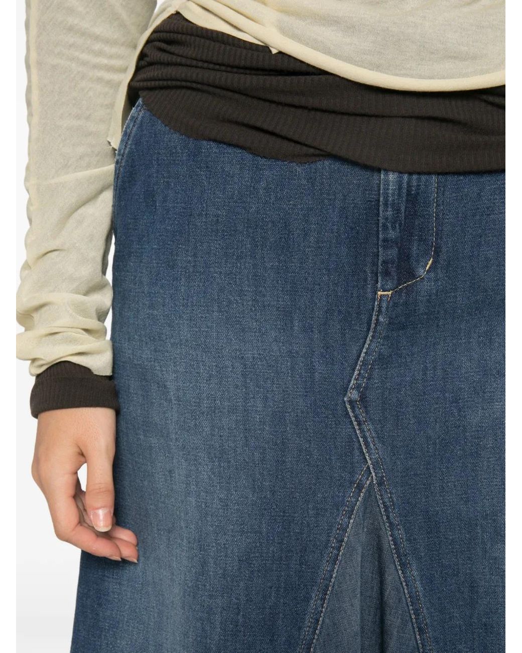 Our Legacy Blue Rift Skirt