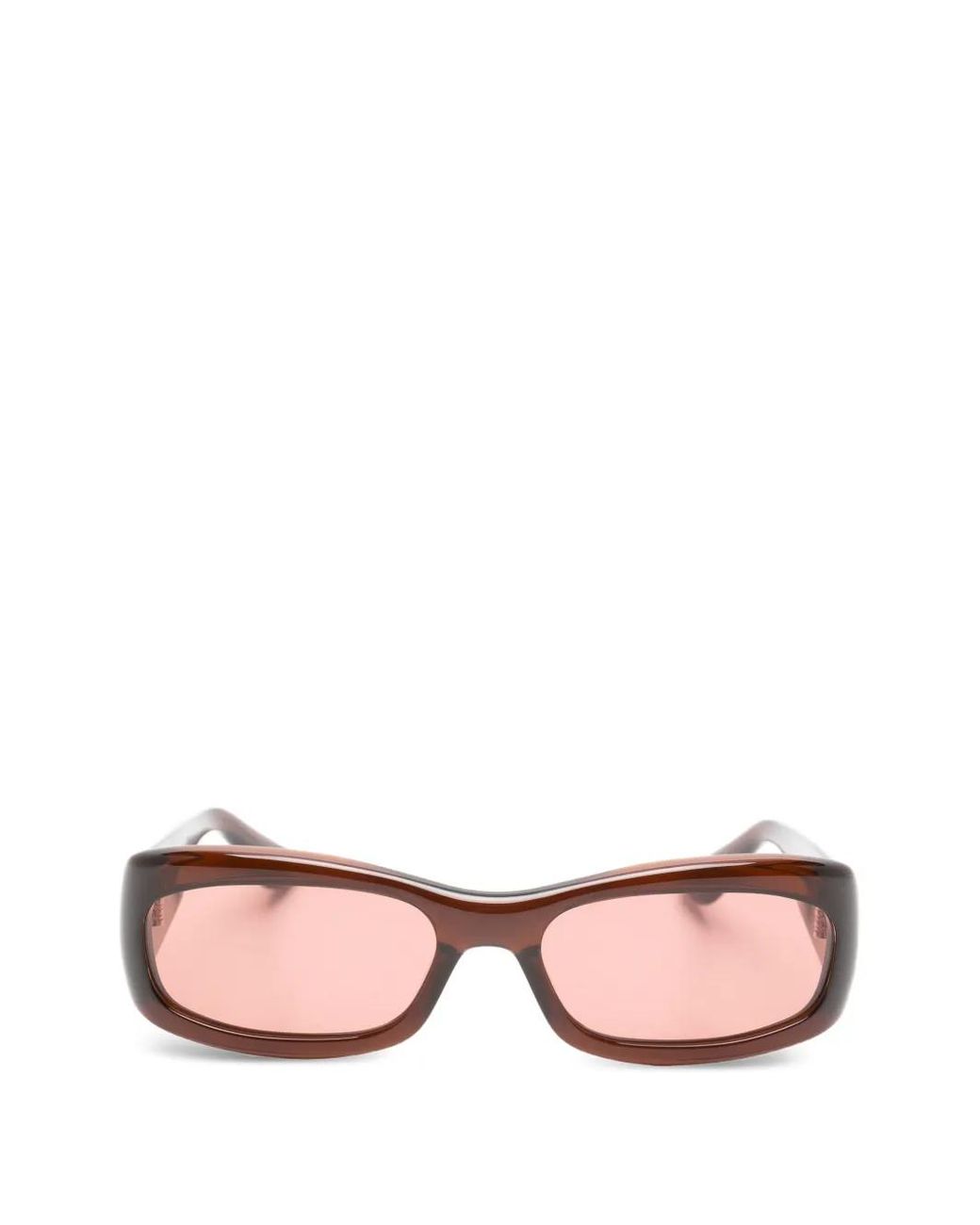 Port Tanger Pink Saudade Rectangle-Frame Sunglasses